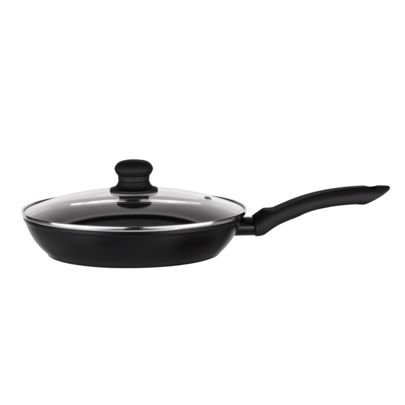 ARDESTO Fry pan with lid Gemini Gourmet Aosta, 24cm, aluminium, black (AR1924GMP)