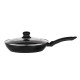 ARDESTO Fry pan with lid Gemini Gourmet Aosta, 24cm, aluminium, black (AR1924GMP)