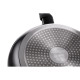 ARDESTO Fry pan with lid Gemini Gourmet Aosta, 24cm, aluminium, black (AR1924GMP)