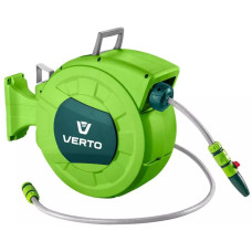 Verto automatic hose reel 20m+2m of 1/2  hose (15G891)