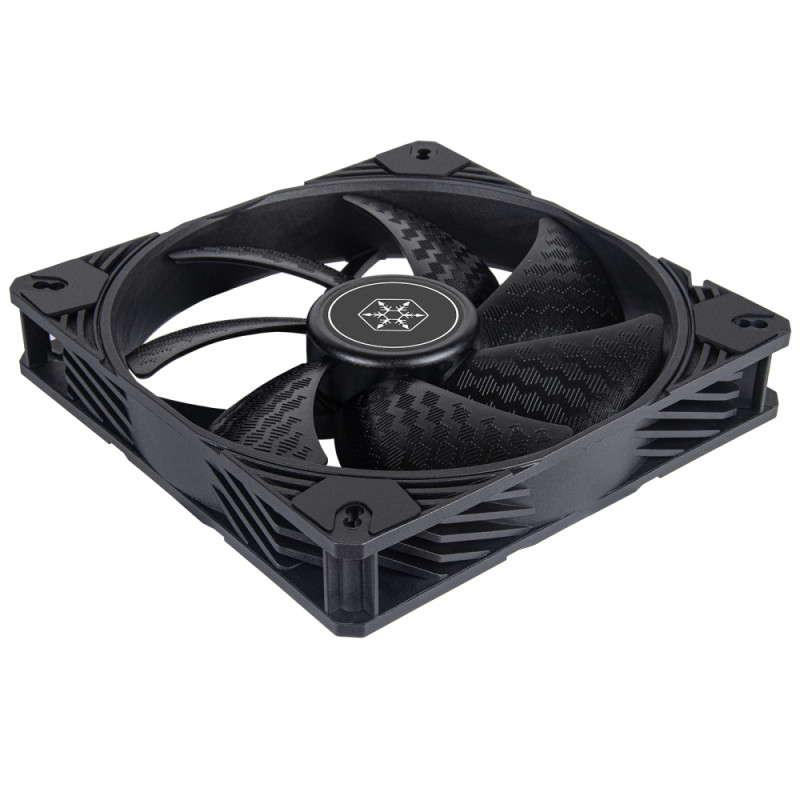 SilverStone Case fan Shark Force SF140B, 140mm, 2200rpm, 4pin PWM, 38.3dBa, black