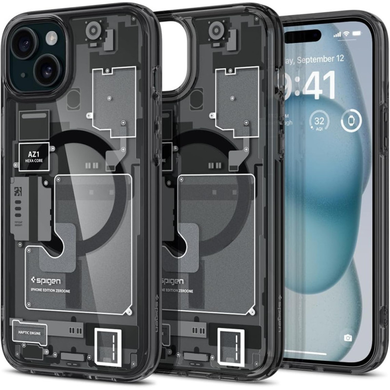 Spigen Чехол для Apple iPhone 15 Ultra Hybrid MagFit, Zero One (ACS06806)
