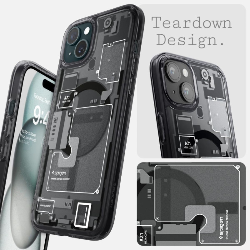 Spigen Чехол для Apple iPhone 15 Ultra Hybrid MagFit, Zero One (ACS06806)