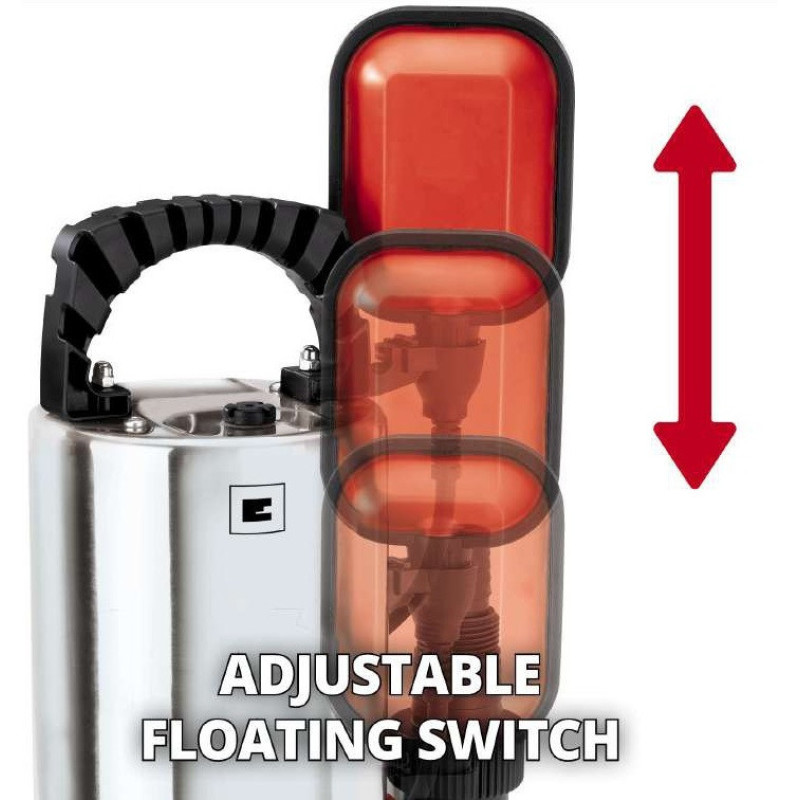 Einhell Насос дренажний GC-DP 6315 N 630 Вт, 17000 л/г, вис. 8 м, глиб. 5 м (4170491)