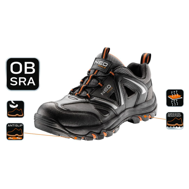 Neo Tools work sandals, lightweight, breathable, EVA sole with rubber coating, OB, SRA, r.44 (82-725)
