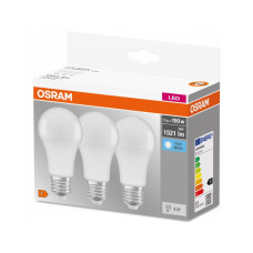 Osram Набір ламп 3шт LED E27 13Вт 4000К 1520Лм A60 (4058075819559)