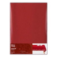 ARDESTO Tablecloth Happy Holidays 120х140cm, 90% polyester, 10% cotton, red (ART07HR)