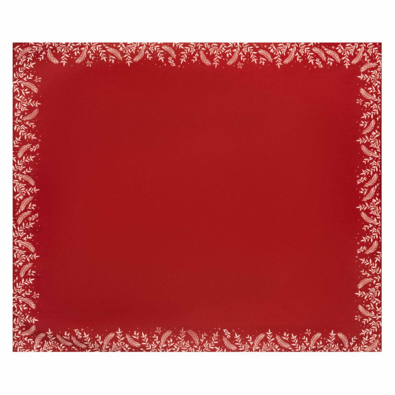 ARDESTO Tablecloth Happy Holidays 120х140cm, 90% polyester, 10% cotton, red (ART07HR)