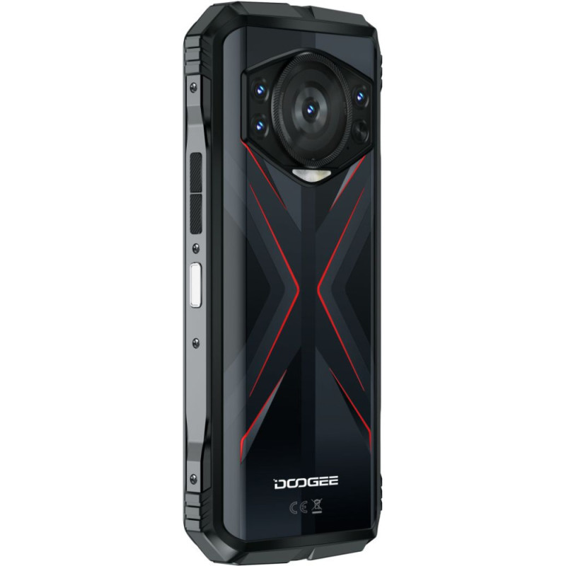 Doogee Smartphone S118 6.58'' 8/512GB, 2SIM, 10800mAh, Black-Red (6923740207048)