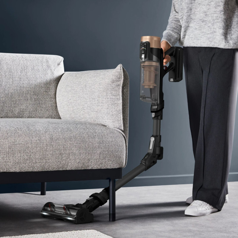 Rowenta cordless VC Xforce Flex 14.80 Auto Animal, 240W, dust cont -0.65L, battery operation up to 90min, HEF system 99,9%, black-gold (RH9B74WO)