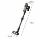 Rowenta cordless VC Xforce Flex 14.80 Auto Animal, 240W, dust cont -0.65L, battery operation up to 90min, HEF system 99,9%, black-gold (RH9B74WO)