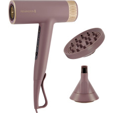 Remington Фен AIRvive, 1600Вт, 3 режими, дифузор, іоніз-я, хол. обдув, фіолетово-золотий (EC8930)