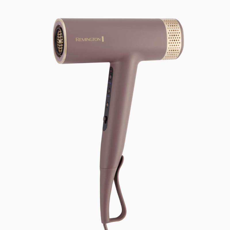 Remington Фен AIRvive, 1600Вт, 3 режими, дифузор, іоніз-я, хол. обдув, фіолетово-золотий (EC8930)