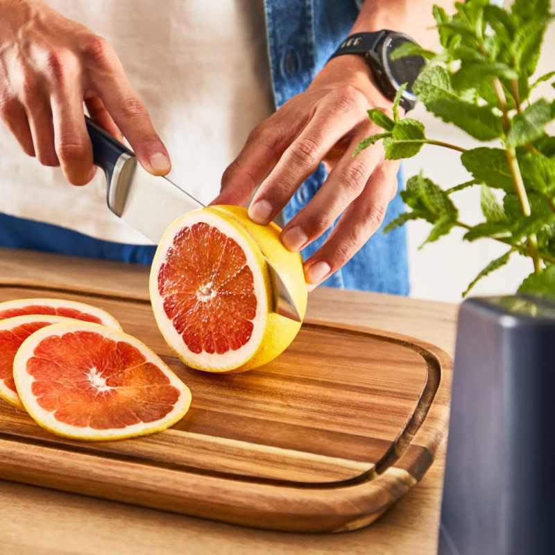 Tefal Tefal EverSharp Chef's Knife, 2 pieces, 16.5 cm, stainless steel, bakelite, black (K297S244)