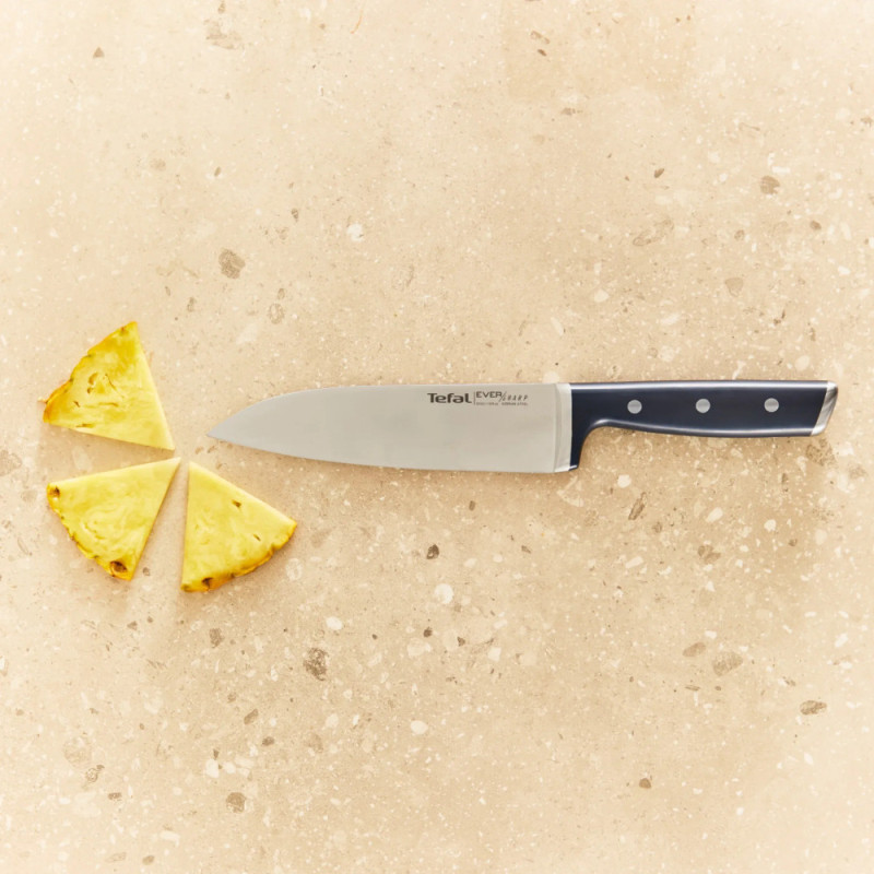 Tefal Tefal EverSharp Chef's Knife, 2 pieces, 16.5 cm, stainless steel, bakelite, black (K297S244)