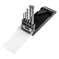 Graphite Набір свердел по бетону GRAPHITE 4-10мм, кейс, 5шт (56T215)