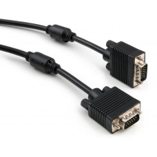 Кабель мультимедійний VGA M to VGA M 10.0m Vinga (VCPVGAF10BK)