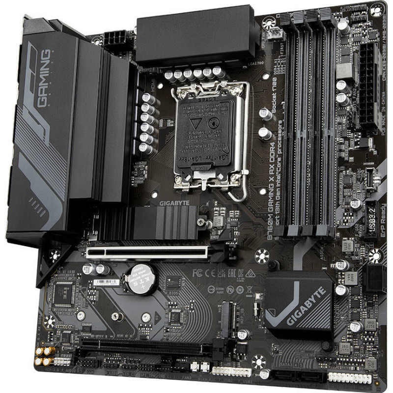 Gigabyte Motherbard B760M G X AX DDR4 s1700 B760M 4xDDR4 M.2 HDMI DP mATX (B760M_G_X_AX_DDR4)
