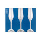 ARDESTO Champagne glasses set Gloria, 215ml, 3pcs, glass, transparent (AR2621GCT)