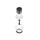 ARDESTO shredder, 400W, bowl-1000ml, glass, plastic/iron case, black-silver (CHK-4001BR)