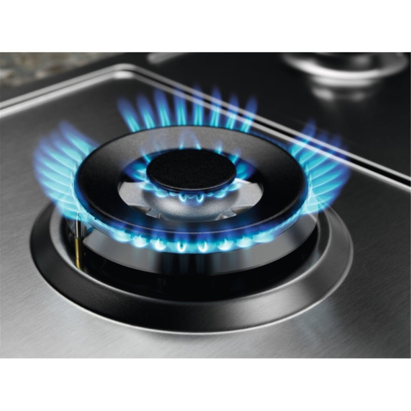 Electrolux Варильна поверхня газова, 60см, чавун, нерж (KGS64362XX)