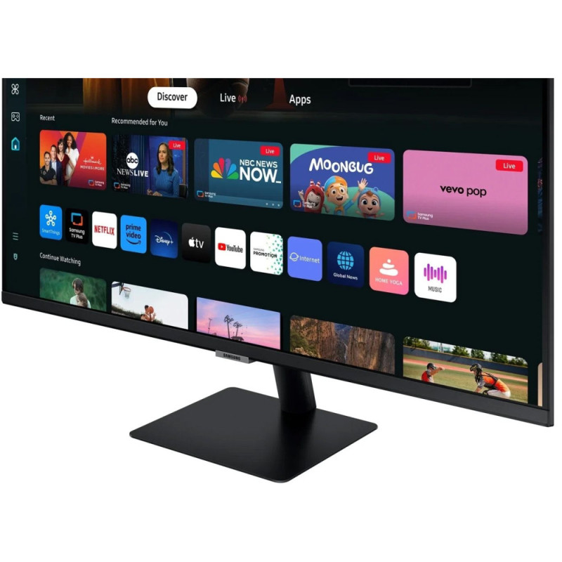 Samsung Монітор 32"S32DM702 HDMI, USB, Bluetooth, VA, 3840x2160, 4ms (LS32DM702UIXUA)