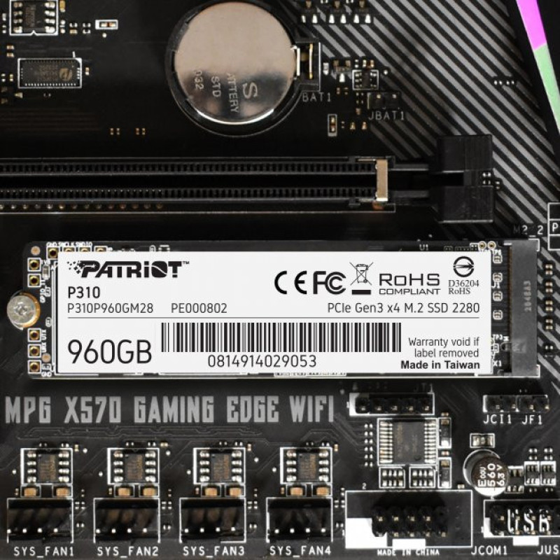 Patriot P310 960GB M.2 2280 (P310P960GM28)