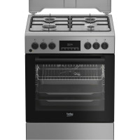 Beko Плита комби, 72л, 60x60см, дисплей, конвекция, серый (FBM62320SDS)