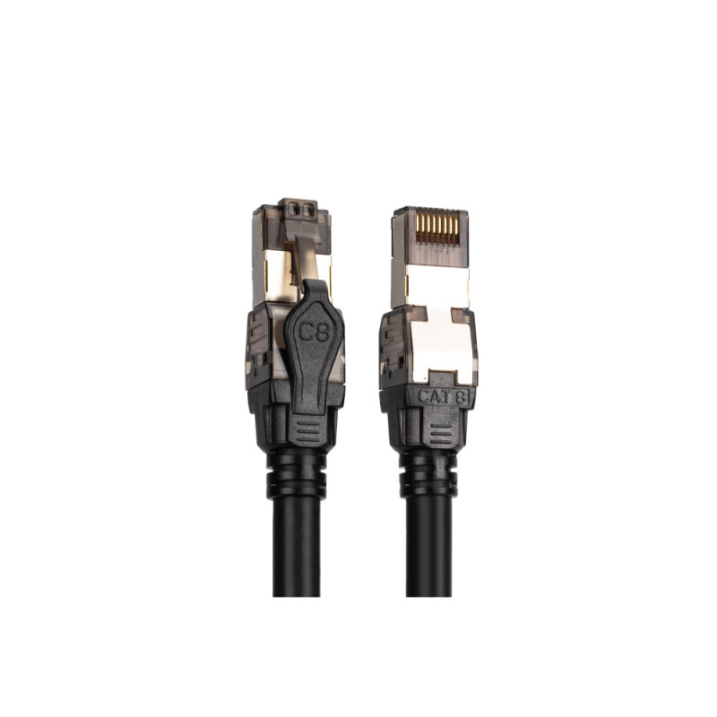 Digitus Патч-корд DIGITUS CAT 8.1 S-FTP, 3м, AWG 24/7, LSZH, чорний (DK-1843-030)