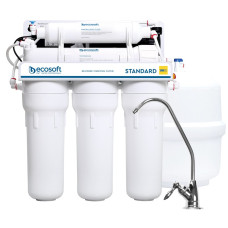 Ecosoft Reverse osmosis filter Standard 5-50P with pump and mineralizer, membrane 50gpd, drop valve (MO550MPECOSTD)