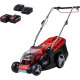 Einhell PXC GE-CM 36/36 Li 36V (18+18) cordless lawn mower, 2x4.0Ah battery, 36 cm, 40 l, 25-75 mm, 2xZ, 13.35 kg (3413230)