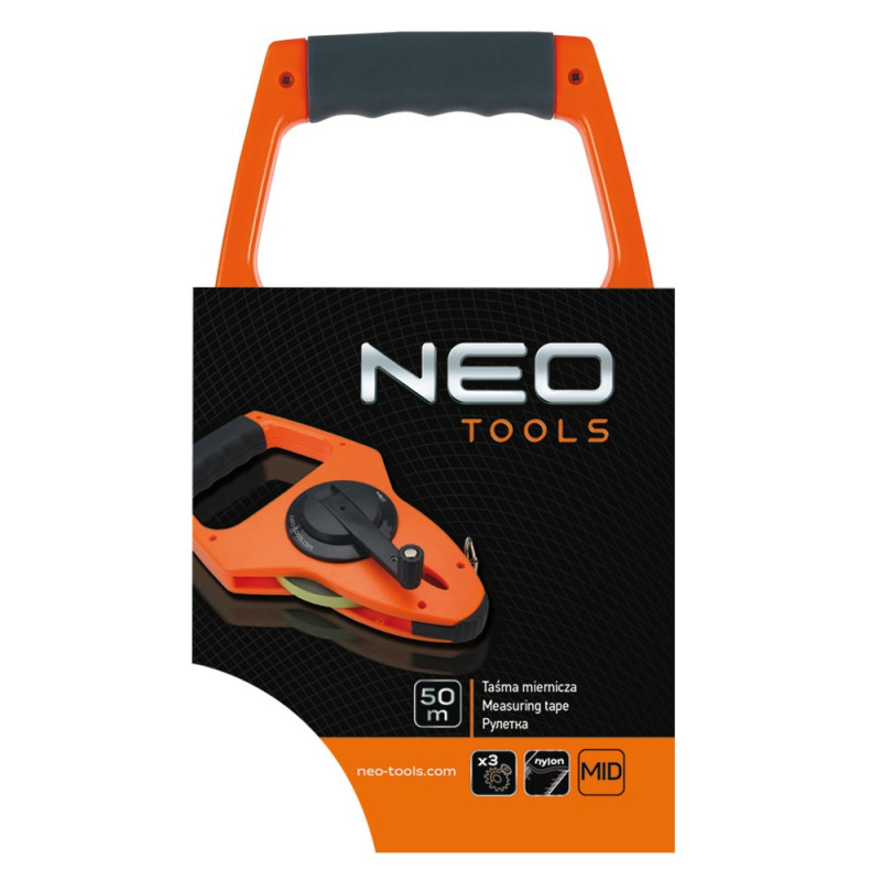 Neo Tools Рулетка, 50м х 13мм, геодезическая (68-150)