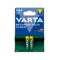 VARTA RECHARGEABLE ACCU AAA 1000mAh BLI 2 NI-MH (READY 2 USE) (05703301402)