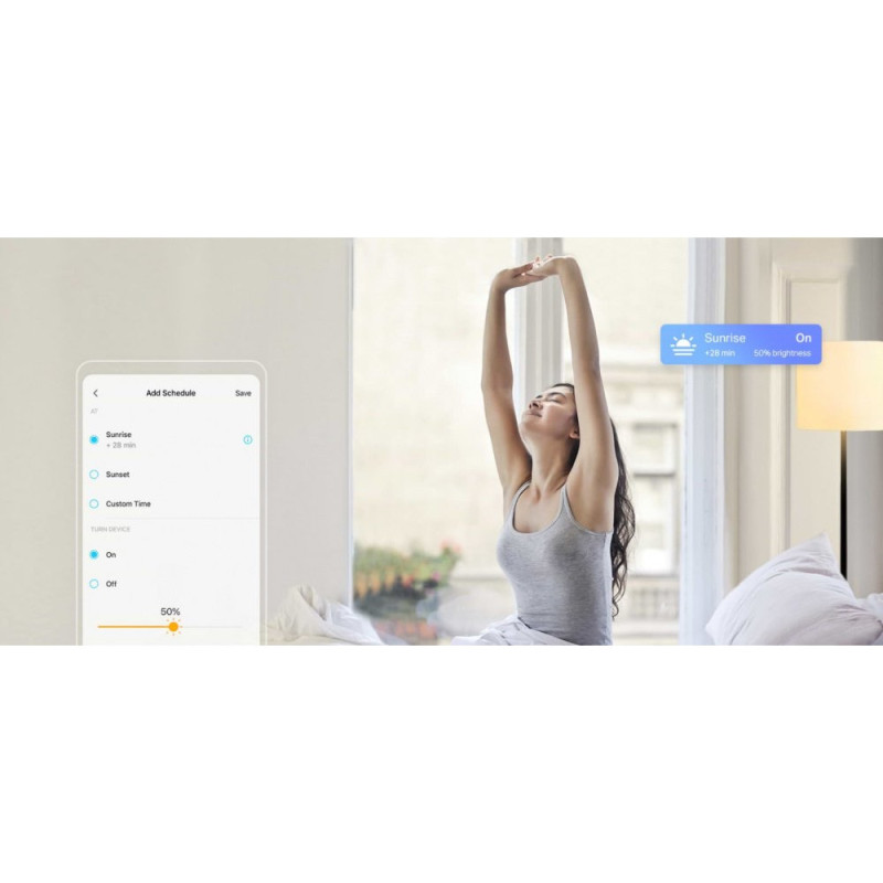 TP-Link Розумна Wi-Fi лампа, з можливістю затемнення Tapo L510E N300 (TAPO-L510E)