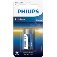 Philips Battery Lithium CR123A blister, 1 pcs (CR123A/01B)