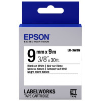 Epson LK3WBN для LW-300/400/400VP/700 Std Blk/Wht 9mm/9m (C53S653003)