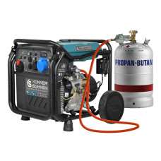 Könner & Söhnen LPG/gasoline inverter generator KS 8100iEG ,230V, 8.5kW, electric starter, 68kg (KS8100IEG)