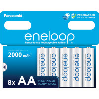 Panasonic Eneloop AA 2000 8BP mAh NI-MH (BK-3MCDE/8HH)