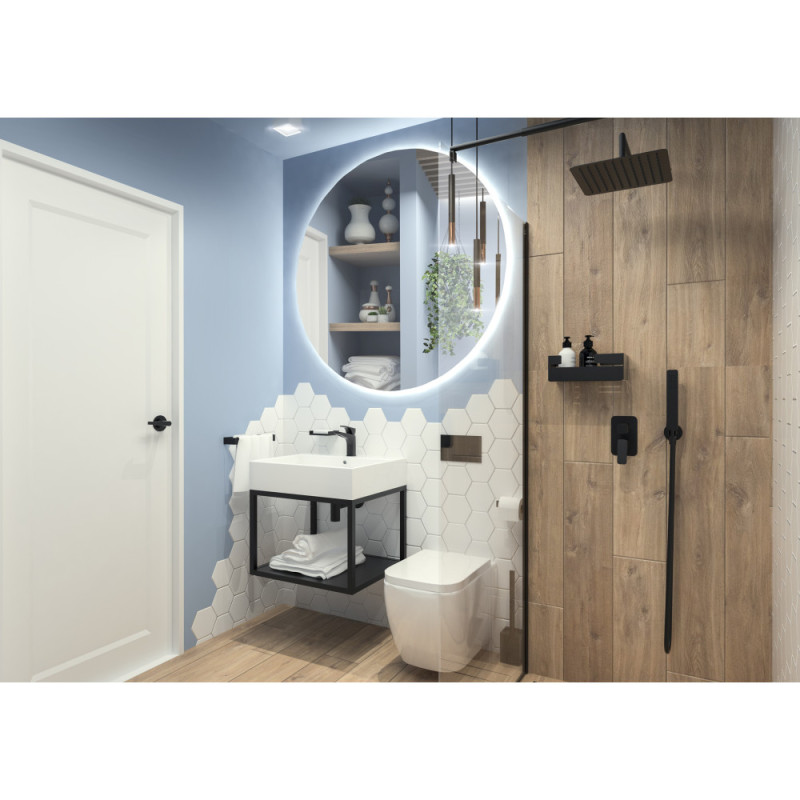 Deante Toilet brush Mokko freestanding, black (ADM_N712)