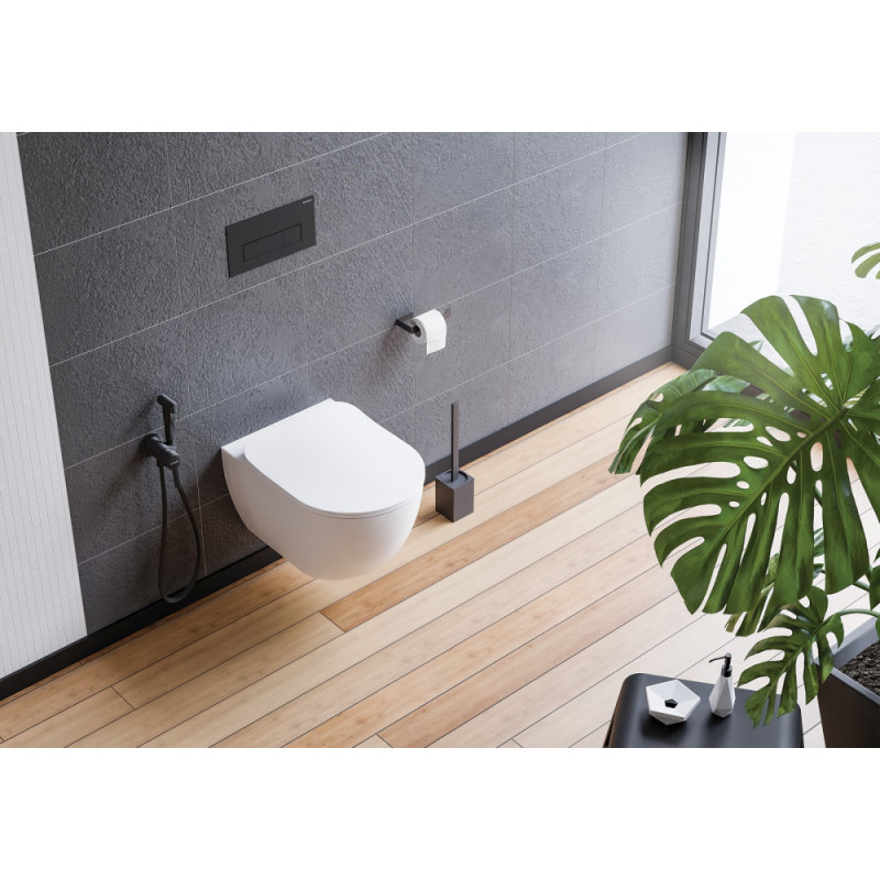 Deante Toilet brush Mokko freestanding, black (ADM_N712)