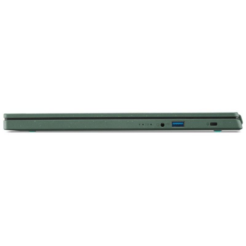 Ноутбук Acer Aspire Vero AV15-53P-540B (NX.KN5EU.002); 15.6" FullHD (1920x1080) IPS LED матовый , Intel Core i5-1335U (1.3 - 4.6 ГГц) , RAM 16 ГБ , SSD 512 ГБ , Intel Iris Xe Graphics , без ОП , Wi-Fi , BT , веб-камера , Без ОС , 1.74 кг , зеленый , подсветка клавиатуры , сканер отпечатков пальцев