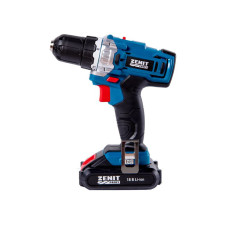 ZENIT Cordless screwdriver-drill USSA-18/2 Li Profi 18V 2x2A h 27Nm 0-400 1500rpm 1kg case (850855)