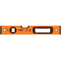 Neo Tools Уровень S 400 алюминиевый, 40 см, 3 капсулы, 1 отверстие для рук (71-141)