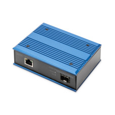 Digitus Медіаконвертор Industrial Gigabit PoE+ PSE, RJ45, SFP (DN-652104-1)