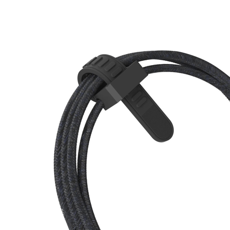 UAG Кабель USB-C > USB-C зарядки/синхронизации 1.5м, 60Вт, Type-C, Rugged Kevlar, Black/Gray (9B4413114030)