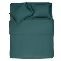 ARDESTO Flat bed sheet Mix&Match Premium, sateen, green, 240x260cm, 100% cotton (ART2426FSE)