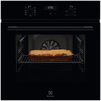 Electrolux Духовой шкаф электрический, 65л, A, дисплей, конвекция, телескопические направляющие, черный (EOF5C50BZ)