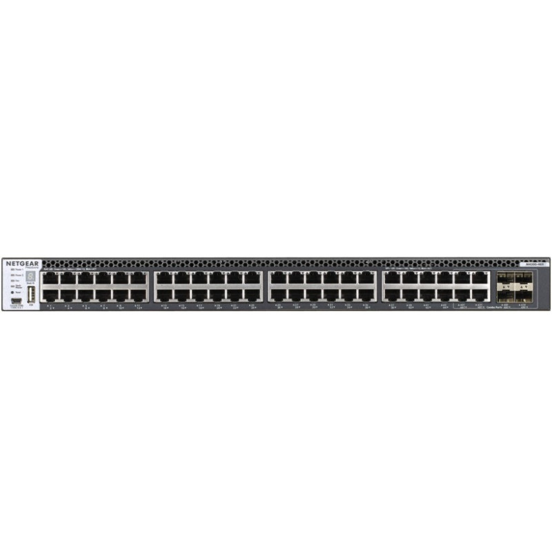 NETGEAR Коммутатор стекируемый M4300-48X (XSM4348CS) 44xSFP+, 4x10GE combo, управляемый L3 (XSM4348CS-100NES)
