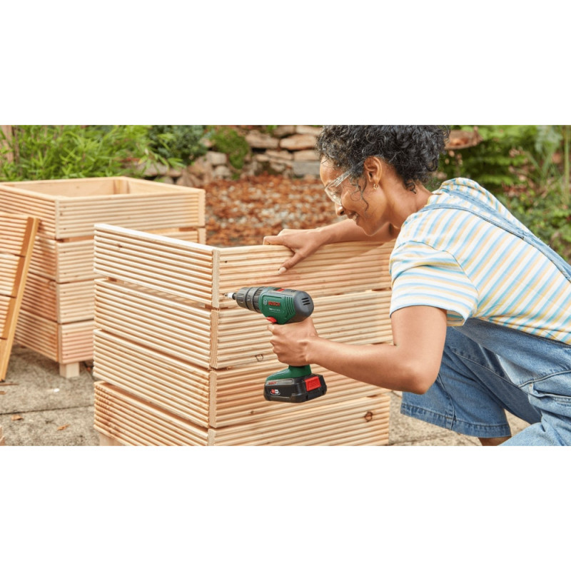 Bosch Cordless screwdriver-drill EasyImpact 18V-40 18V 1x2Ah 20 38Nm 0-430 0-1630 rpm spare part case 1.4kg (0.603.9D8.107)