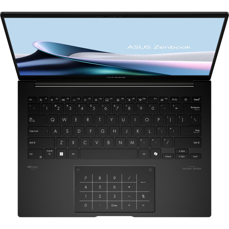 ASUS Ноутбук Zenbook 14 UM3406KA-QD149W 14" WUXGA OLED, AMD AI 7 350, 32GB, F1TB, UMA, Win11, Чорний (90NB14U1-M00940)